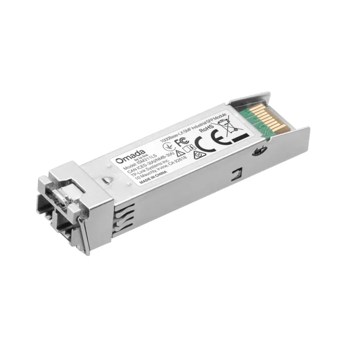 TP-Link Omada ISM311LS 1000Base-LX индустриален SFP модул – Single-Mode, LC/UPC Duplex, 1310 nm, 20 km, DDM