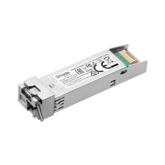 TP-Link Omada ISM321A-20 индустриален SFP модул 1.25Gbps – 1000Base-BX WDM BiDi, SMF, LC/UPC, 20 km