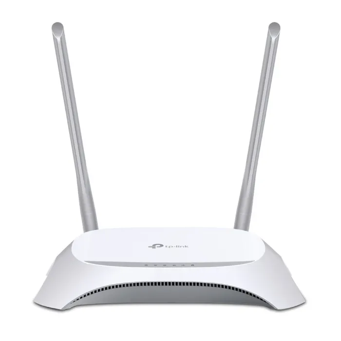 Безжичен рутер TP-Link TL-MR3420, единичен банд 2.4 GHz, до 300 Mbps, 1× WAN и 4× LAN 10/100 Mbps, USB 2.0 за 3G/4G модем