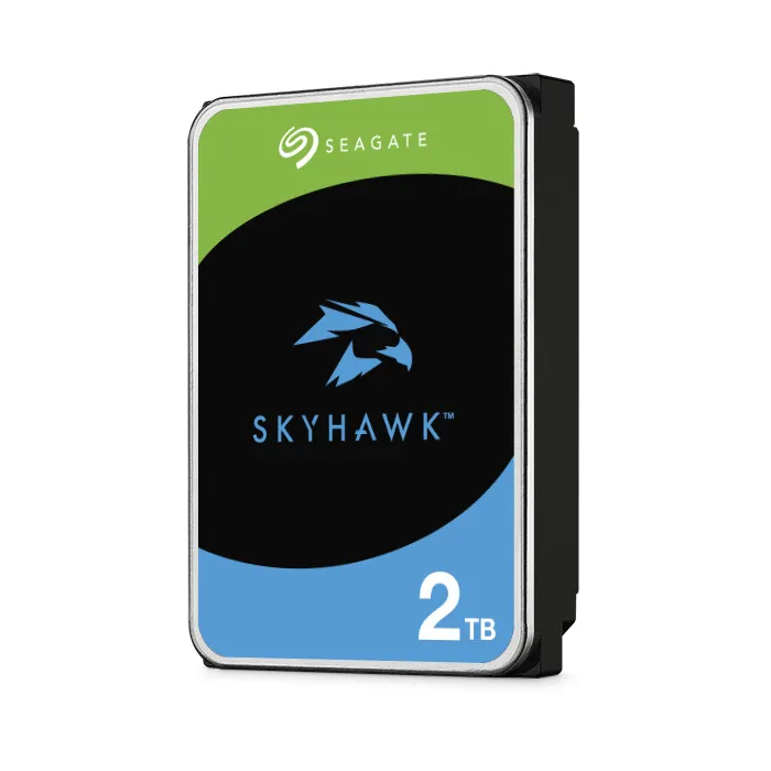 Твърд диск Seagate SkyHawk ST2000VX017, 2 TB, 256 MB кеш памет, 3.5", Serial ATA III