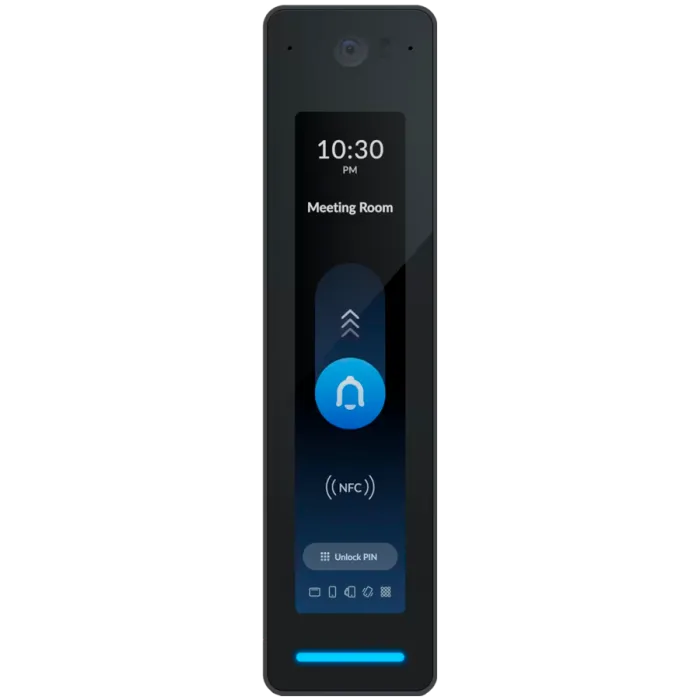 Ubiquiti UniFi G3 Reader Pro, NFC четец и интерком, PoE, IP55, черен