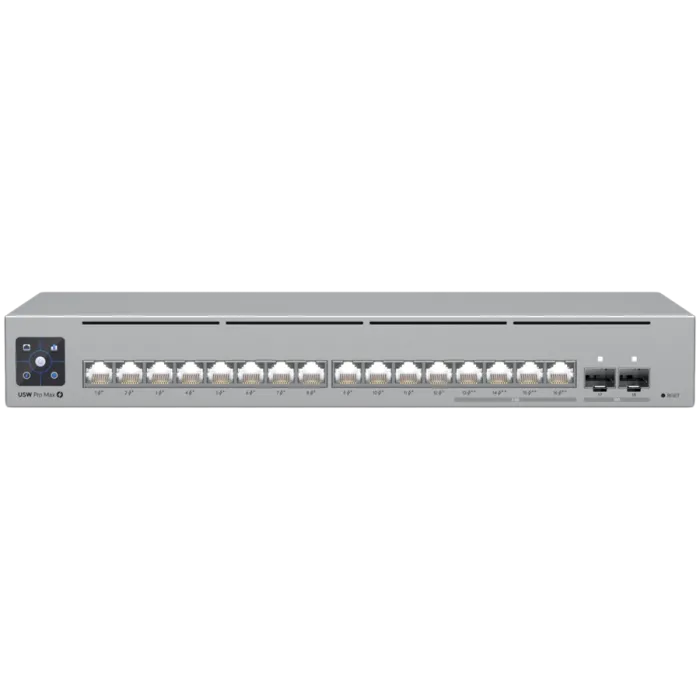 Управляем суич Ubiquiti UniFi Pro Max 16 PoE, 4 x 2.5GbE PoE++, 12 x GbE PoE+, 2 x 10G SFP+