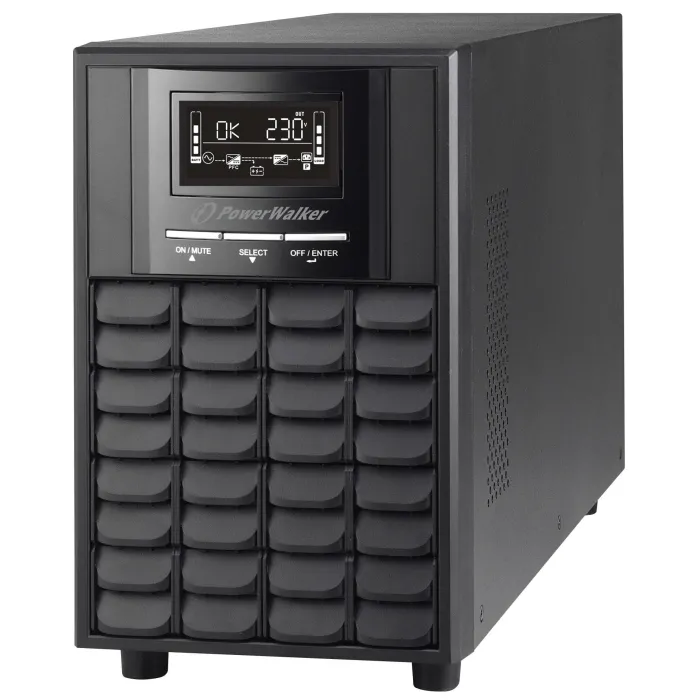 UPS устройство POWERWALKER VI 3000 CW, 3000 VA / 2100 W, Line-interactive, чиста синусоида, LCD дисплей, 3 изхода Type F, възможност за допълнителни батерии главно изображение