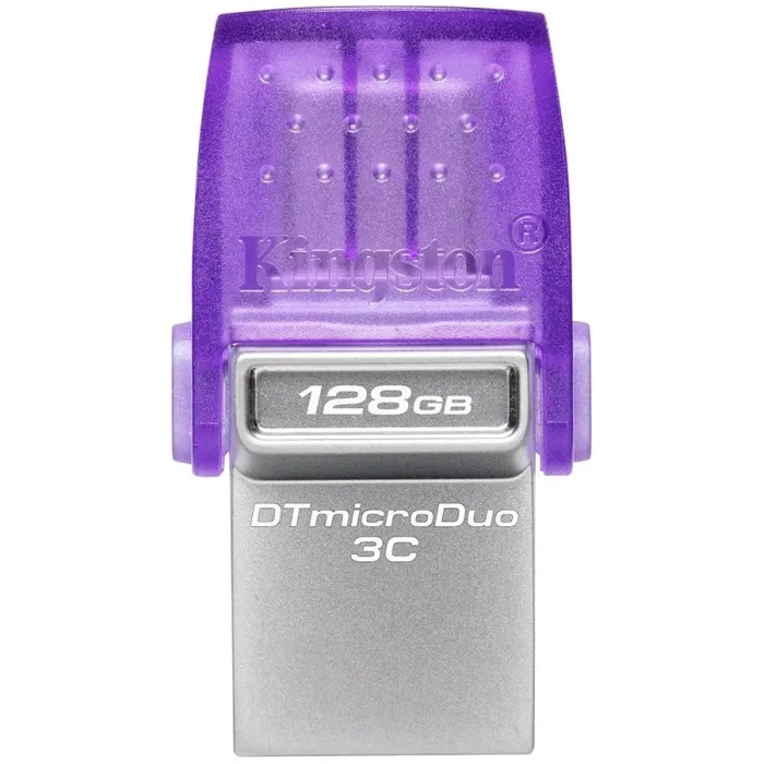 USB флаш памет Kingston DataTraveler microDuo 3C 128GB, USB-C и USB-A, USB 3.2, 200 MB/s