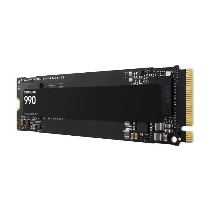 Вътрешен SSD SAMSUNG 990, 2TB, M.2, NVMe, PCIe 4.0 x4, до 7250 MB/s четене, до 6450 MB/s запис, за PC, лаптопи и конзоли