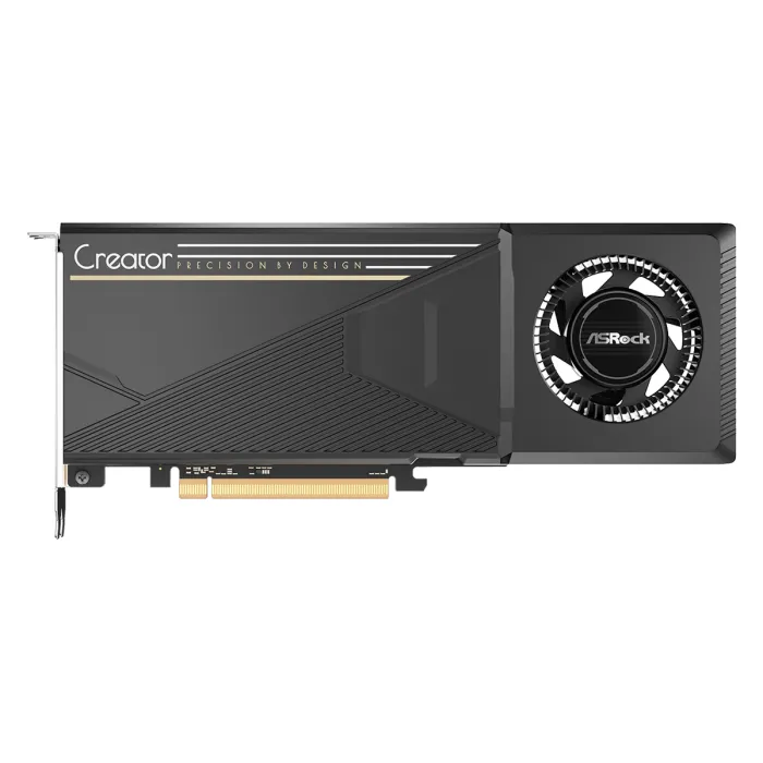 Видеокарта ASRock Intel ARC Pro B60 Creator, 24 GB GDDR6, 192-bit, PCI Express 5.0, 4 x DisplayPort 2.1, честота на графичния процесор 2400 MHz, препоръчително захранване 700 W