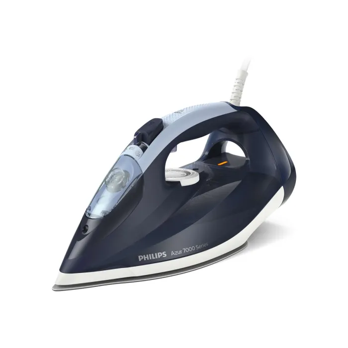Ютия с пара Philips Azur 7000 DST7030 – SteamGlide Plus, 2800 W, автоматично изключване, тъмносиня