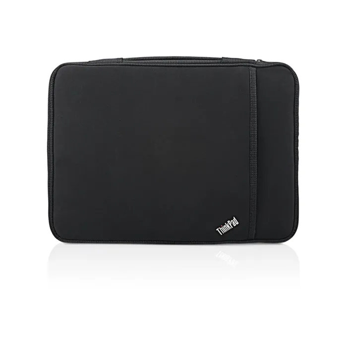 Защитен калъф тип sleeve Lenovo ThinkPad 15inch Sleeve, за 15-инчови лаптопи, черен, подплатено отделение, цип, полиестер, подплатени дръжки